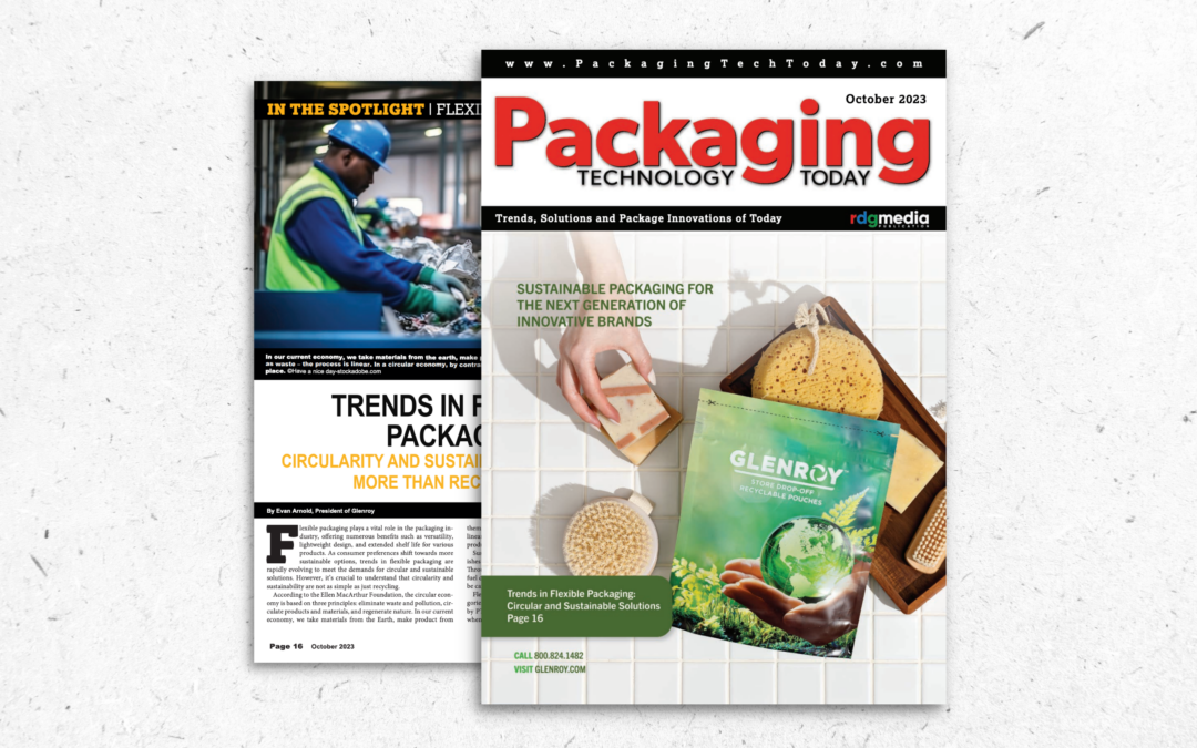 Front Page Feature in Packaging Technology Today