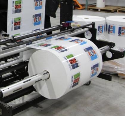 Web Roll on Printer image